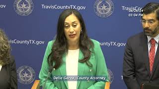 Travis County Attorney Press Conference  June 26th 2024 [upl. by Grubman723]