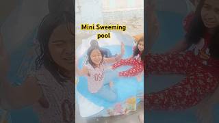 Enjoying in swimming pool sweeming shorts fun youtubeshort [upl. by Akerdna]