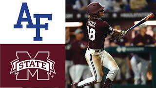 Air Force vs Mississippi State Baseball Highlights  College Baseball Highlights 2024 [upl. by Arreic]