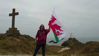 Welsh Anthem at St Dwynwens Cross on St Dwynwens Day 2022 [upl. by Harri]