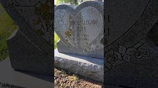 The Before and After of a Headstone Cleaning headstonecleaning cleaning cemetery clean grave [upl. by Butta]