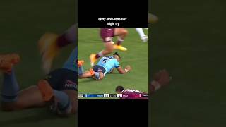 Josh AddoCarr every Stage of Origin Try rugbyfootball [upl. by Larual293]