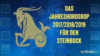 Das Jahreshoroskop 201820192020 für den STEINBOCK von Monika [upl. by Nohsar]