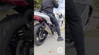 NEW SUZUKI HAYABUSA ARATA FULL TITANIUM EXHAUST LAUNCH CONTROL akrapovic hayabusa [upl. by Naujyt]