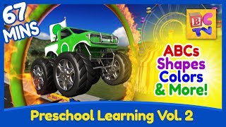 Preschool Learning Compilation  Vol 2  Shapes Colors Math and More [upl. by Clayton31]