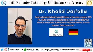 Dr Khalid Daifalla amp Team Keynote Presentation at the 5th Emirates Pathology Utilitarian Conference [upl. by Tonye826]