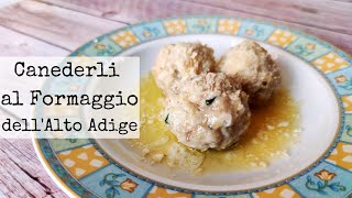 Canederli al Formaggio la ricetta originale dellAlto Adige [upl. by Aerdnaed]