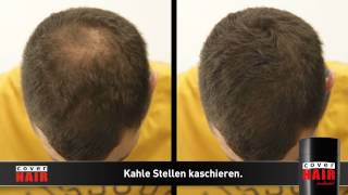 Cover Hair  Haarverdichtung gegen schütteres Haar [upl. by Droflim227]