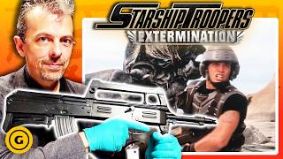 Firearms Expert Reacts To Starship Troopers Extermination’s Guns [upl. by Naicad]