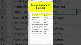 How to Extract Last Name in Excel  Last Name  Shorts  Separate First Name amp Last Name in Excel [upl. by Ltney]