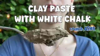 white chalk crunch new videoclay asmr crunchmultani mittiШоколадное фондю🍮Chocolate fondueASMR [upl. by Youngran296]