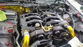 Nissan 300zx DIY Coolant Bypass Reaching fuel injectors [upl. by Arliene74]