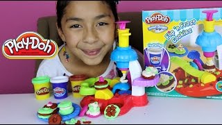 Tuesday Play Doh Flip n Frost Cookies Play Doh Sweet Shoppe Cafe [upl. by Keslie]