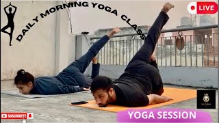 Daily Morning Yoga Routine for Beginners and All age Group  Hindi  Flexibility  Yoga  At Home [upl. by Mario369]