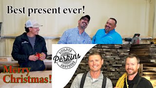 Christmas gift exchange with Perkins Builder Brothers  E208 [upl. by Jaime958]