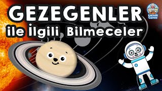 GEZEGENLERLE İLGİLİ BİLMECELER  Güneş Sistemi gezegenleri ile ilgili bilmeceler [upl. by Gilbye]