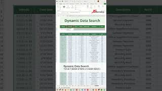 Dynamic Data Search in Excel  Excel Tips and Tricks [upl. by Cas958]