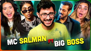 CARRYMINATI  MC SALMAN FT BIGG BOSS REACTION [upl. by Arnuad]