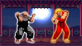 Doppo Orochi Vs Ken Masters  BAKI VS STREET FIGHTER MUGEN [upl. by Dent]