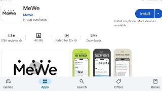 How To Install MeWe Apps  How To Download MeWe Apps [upl. by Resneps]