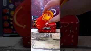 NEW CROCS x McDonalds Happy Meal Toy Red CROCS with a Smile 😀🍟🩴shorts toyunboxing crocs [upl. by Ahsiemak]