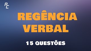 Regência Verbal 15 Questões [upl. by Mun237]