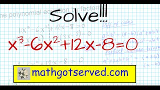 How to solve Higher Degree Polynomials 4 terms factoring Algebra 2 Real Roots mathgotserved [upl. by Nitsyrk]