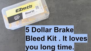 EZmtb Bleed Kit Review AliExpress MTB brake bleed kit [upl. by Glory]