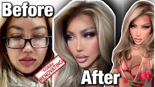 CATFISH MAKEOVER FOR 2023  FILLER BOTOX RHINOPLASTY AND PDO THREADS [upl. by Ninos217]