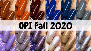 OPI Fall 2020 Muse of Milan  OPI New Shades  Live Swatch amp Review  JoyfulBeauty [upl. by Kariotta]