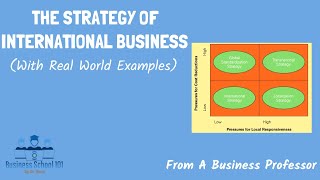 The Strategy of International Business With Real World Examples  International Business [upl. by Yand]