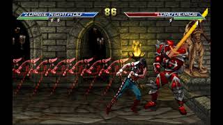 Zombie Nightwolf vs Lord Deimos  MORTAL KOMBAT ALPHA [upl. by Raimondo]