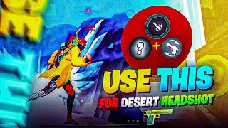 NEW Desert Eagle One Tap Headshot Trick🤯  Free Fire Me Headshot Kaise Mare🤔  MALIK FF [upl. by Kcirdderf]