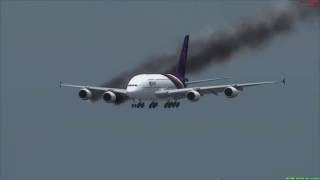 THAI A380 Emergency Landing Kuala Lumpur [upl. by Main]