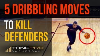 Top 5  DEADLY Basketball DRIBBLING Moves To Kill Your Defender and Score More Points [upl. by Nahum384]