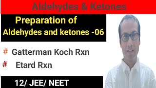 Methods of preparation of aldehydes ND ketones MOP [upl. by Ahcilef668]