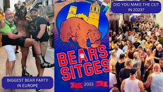 Sitges Bear Event 2023 sitges bears 2023 [upl. by Annodahs]