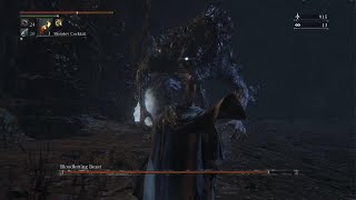 Bloodborne Pthumerian Ihyll Chalice Headless Bloodletting BeastParasite Boss Fight [upl. by Anson]