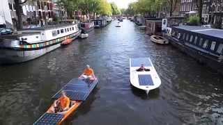 Amsterdam Solar Boat Parade 2014 [upl. by Annaya]