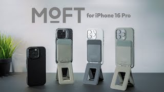 MOFT iPhone 16 Pro Cases  NEW Invisible Tripod Wallet [upl. by Rico568]