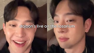 dojoon’s live on the rosarium 0926 [upl. by Nazay]