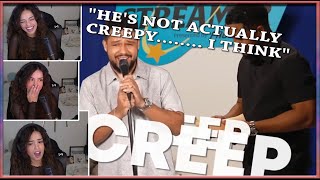 Valkyrae REACTS to quotIm A Creepquot by Constera [upl. by Havstad]