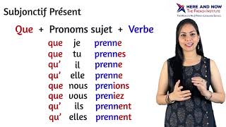 Subjonctif  French Grammar Explained in English  Happy Learning French Series [upl. by Tabbatha]