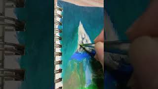 white is an important color gouachepainting gouache paintingstyles paintingtechniques artist [upl. by Nymzaj88]