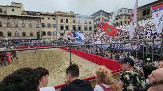 A host of clips from Calcio Storico 2024 in FlorenceBianchi Santo Spirito versus SMN Rossi 7 [upl. by Adnik]