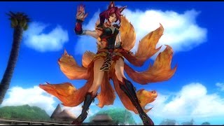 DOA5LR  Foxfire Ahri Import League of Legend Mod [upl. by Nerret663]