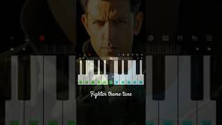 Fighter theme piano easy tutorial shorts viral fighter [upl. by Ynnub168]