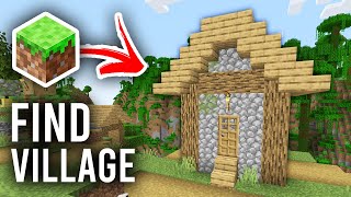 How To Find Village In Minecraft All Versions  Bedrock  Java [upl. by Caresse549]