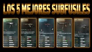 LOS 5 MEJORES SUBFUSILES EN ADVANCED WARFARE  SOKI [upl. by Ayikat]