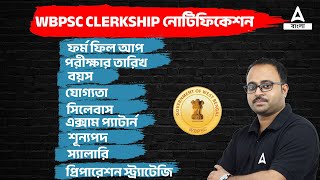 PSC Clerkship New Vacancy 2023  Syllabus  Salary  Exam Pattern  Book List  By Subhadip Sir [upl. by Amarillas]